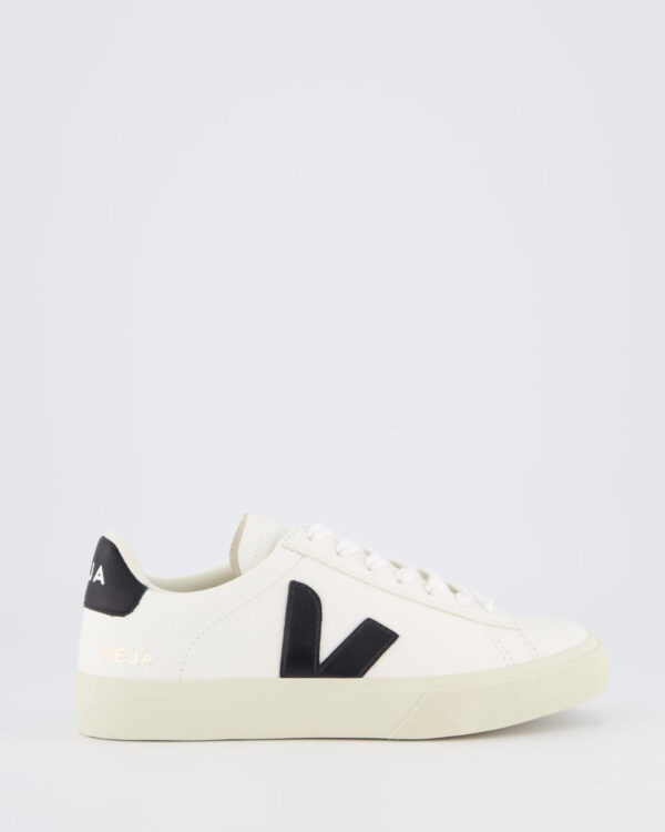 Dames, Heren Campo Sneaker Leren Wit/Zwart