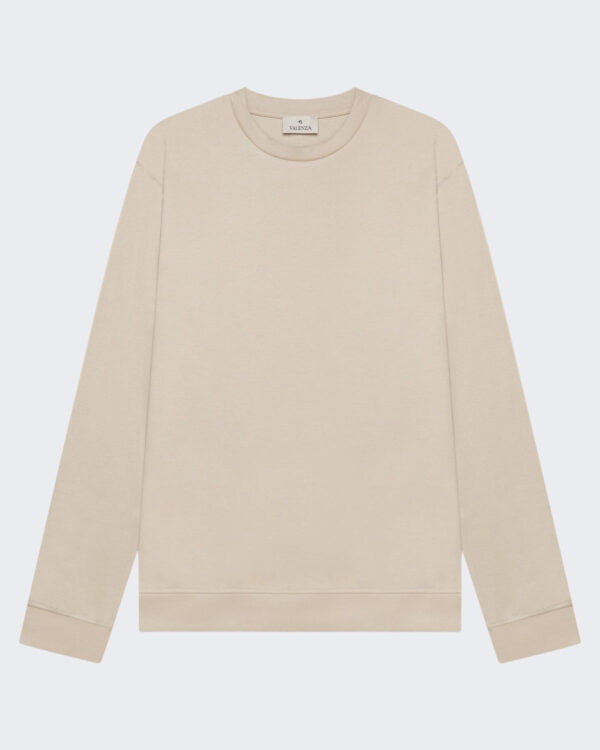 Heren Heavy Supima Trui Beige