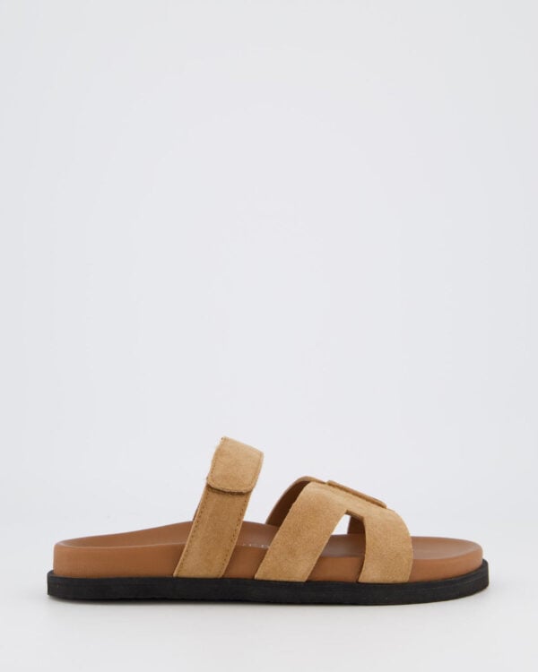 Dames Ibiza Slipper Bruin Suède