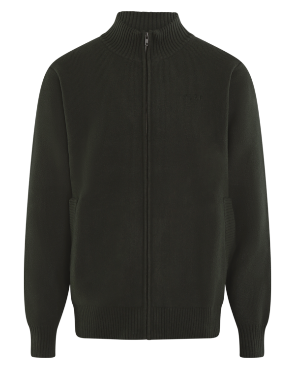 Heren Knitted Zip Up Vest