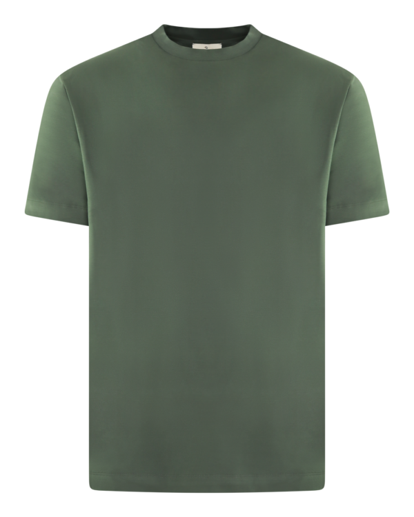 Heren Interlock Supima T-Shirt Groen