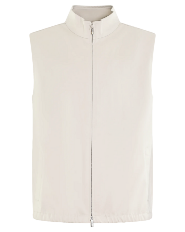 Heren Supima Bodywarmer Grijs
