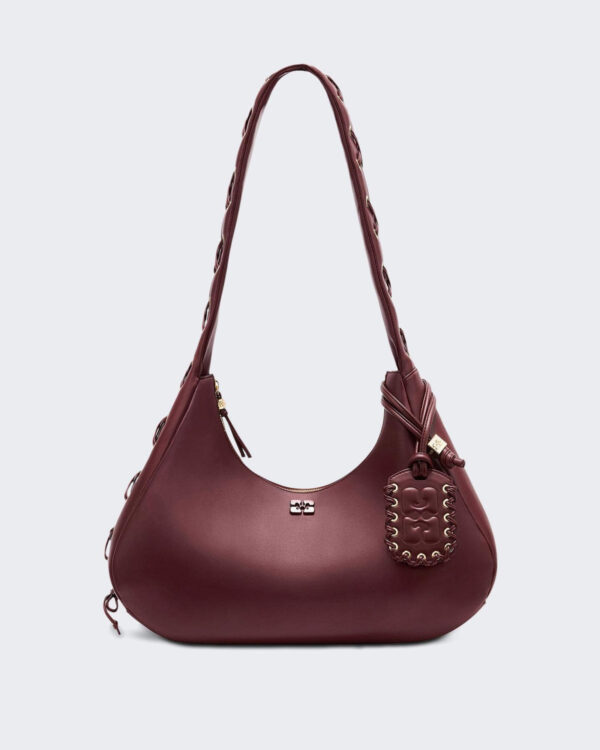Ganni Dames Medium Laces Hobo Tas