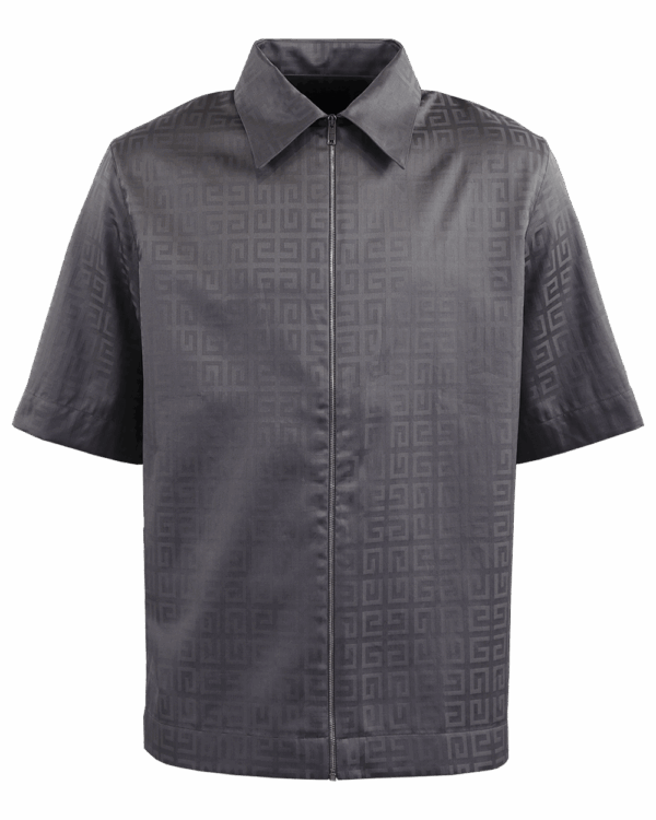 Heren Boxy Fit Zipped 4G Grijs