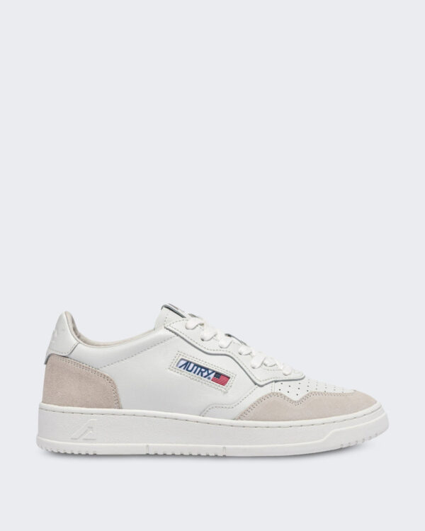 Heren Aulm-Ls30-Medalist Low Man Leat/Suède Totalwht Wit