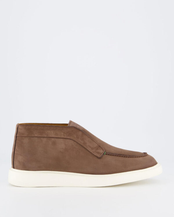 Heren Enzo Nubuck Loafer Chocolade