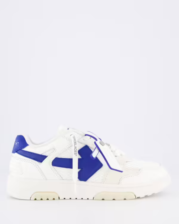 Heren Slim Out Of Office Wit/Blauw