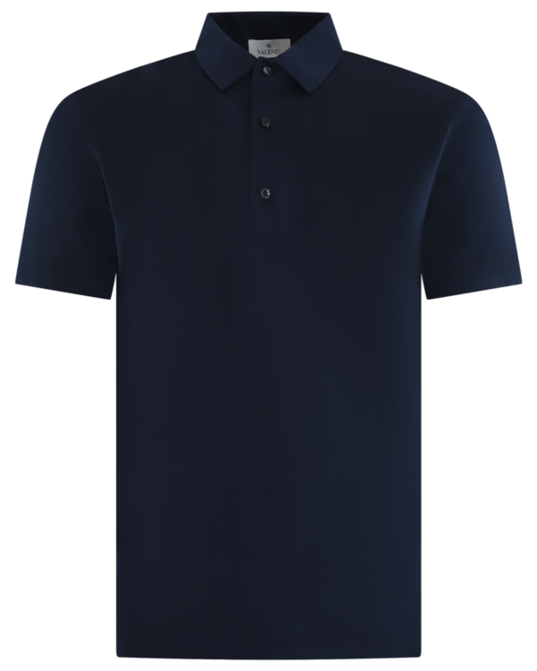 Heren Supima Polo Schiller Blauw