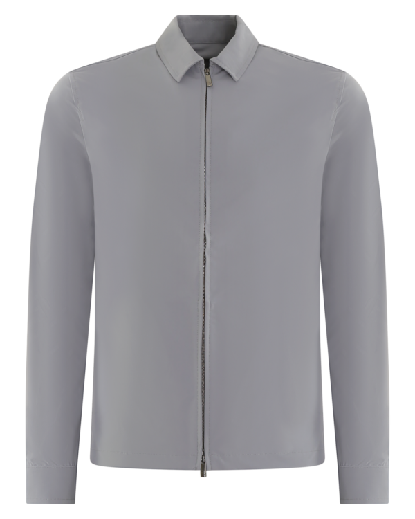 Heren Tech Stretch Overshirt Grijs