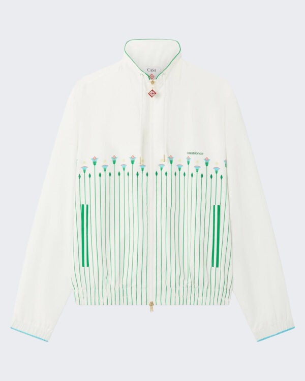 Heren Printed Windbreaker Jack Sporty Floral Stripe