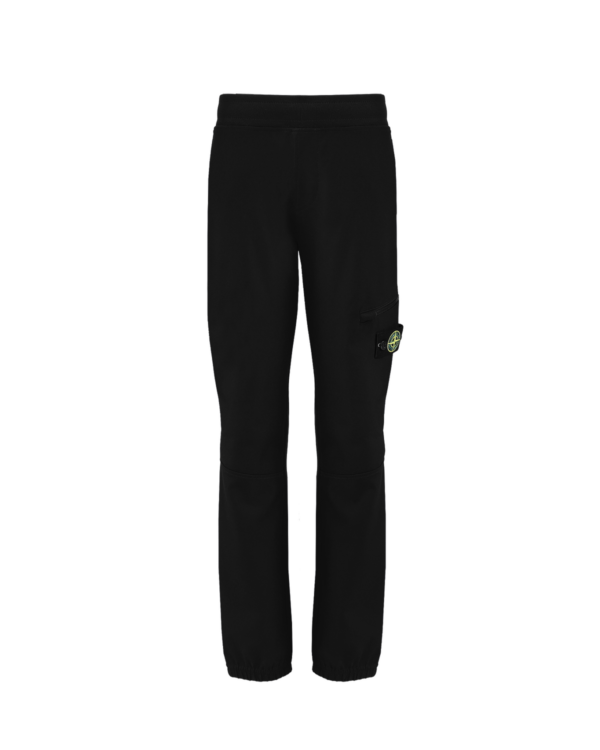 Kinder Logo-Patch Track Broek Zwart