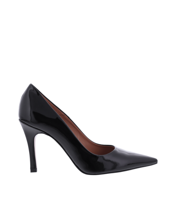 Dames Lax leren pump zwart