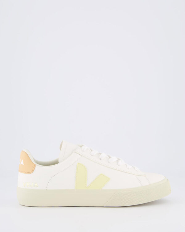 Dames Campo Sneaker Leren Wit/Sunset