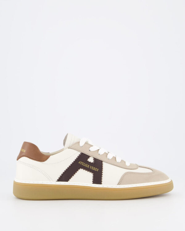 Heren Vico Sneaker Wit/Beige