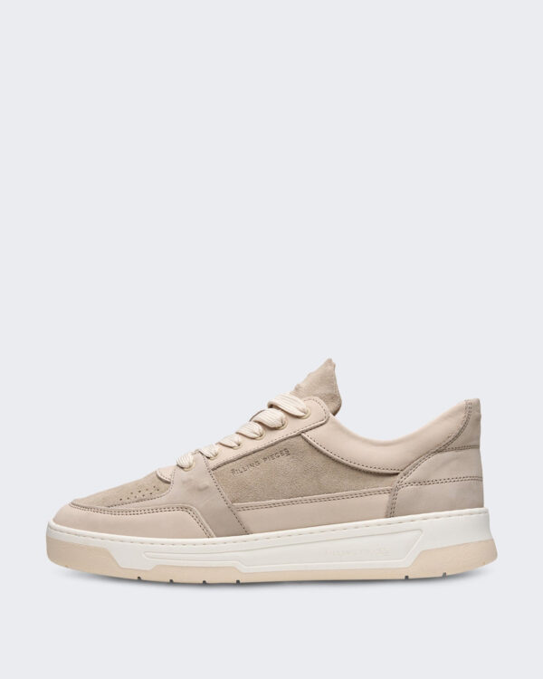 Heren Low Vise Mix Sneaker in pure colourway Wit