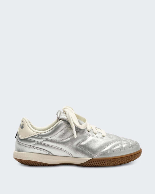Diadora Dames Goud Indoor Sneaker Metallic