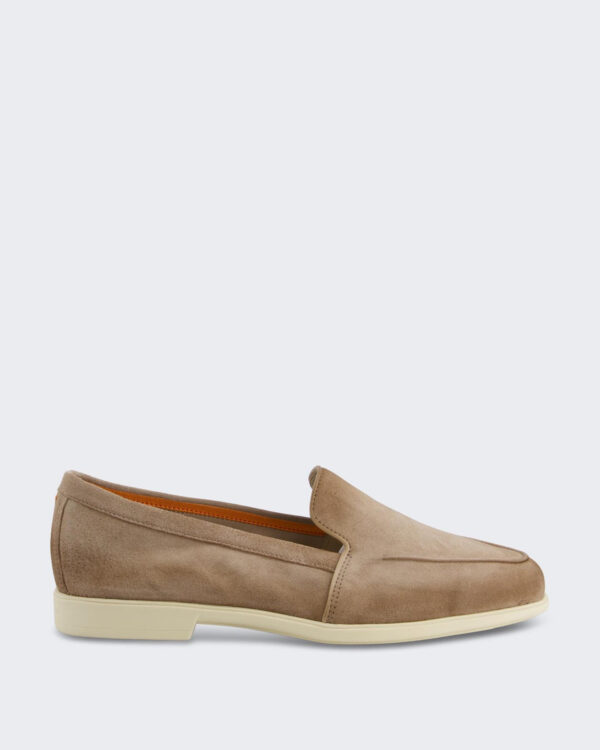 Santoni Dames Malibu Loafer Bruin