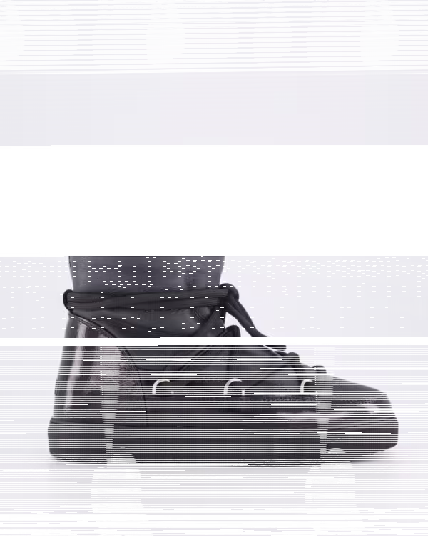 Dames Gloss Boots Zwart
