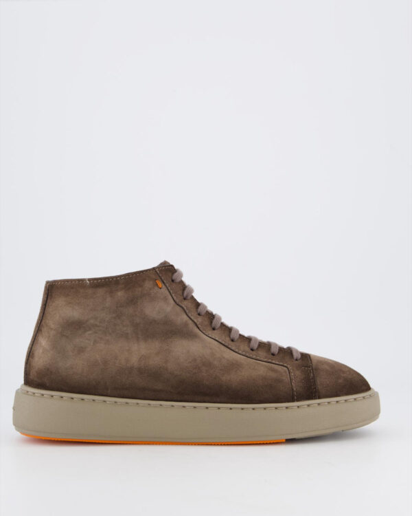 Heren Dump High Sneaker Beige