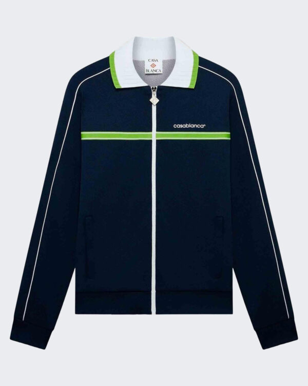 Casablanca Heren Round Pique Track Jack Blauw Jack