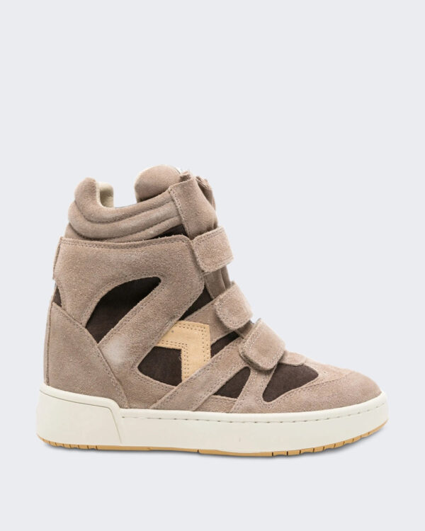 Dames IM3 Sneakers met colourenblok Beige