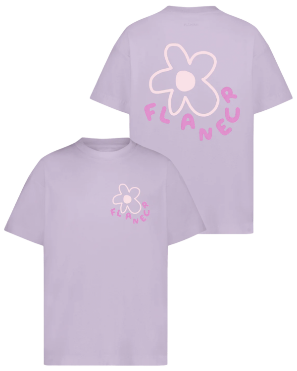 Heren Blossom T-Shirt Paars