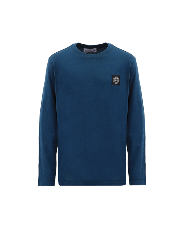 Kinder Logo-Patch T-shirt blue