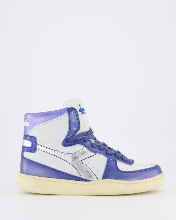 Dames Mi Basket Metal Used Blauw
