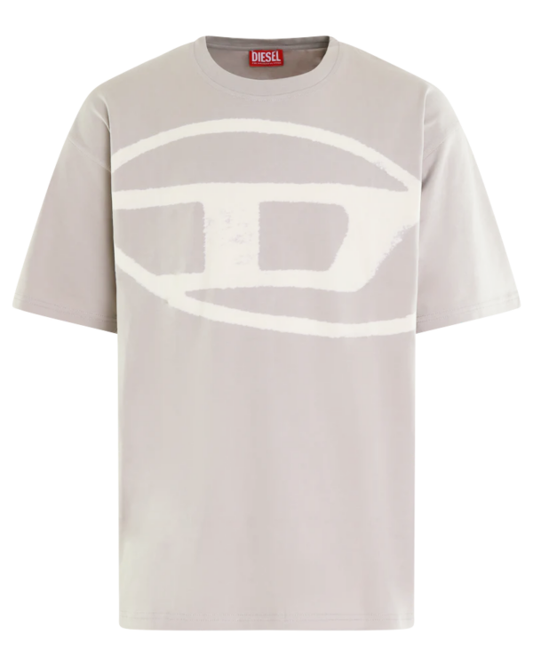Heren T-Box-Bleach T-Shirt Grijs