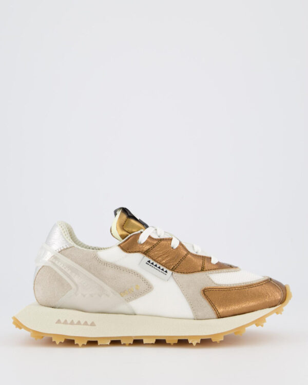 Dames Mango Sneaker Wit/Metal