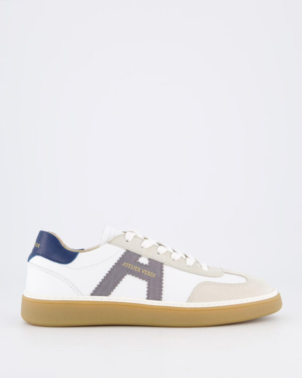 Heren Vico Sneaker Wit/Grijs