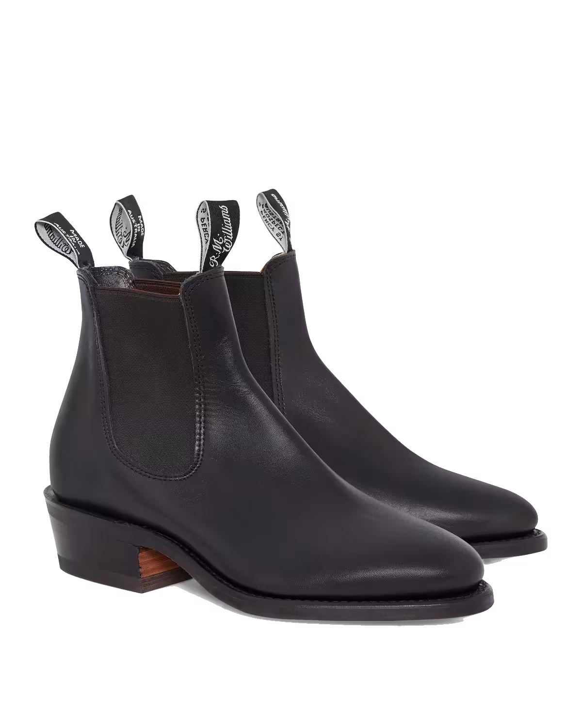 Lady Yearling Boot — Black Yearling Leather