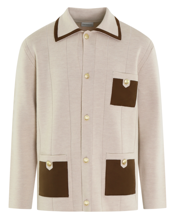 Heren Pocket Vest Beige