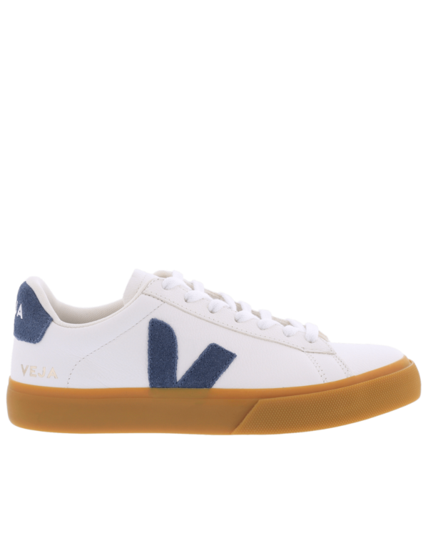 Dames Campo Sneaker Leren Wit/Blauw