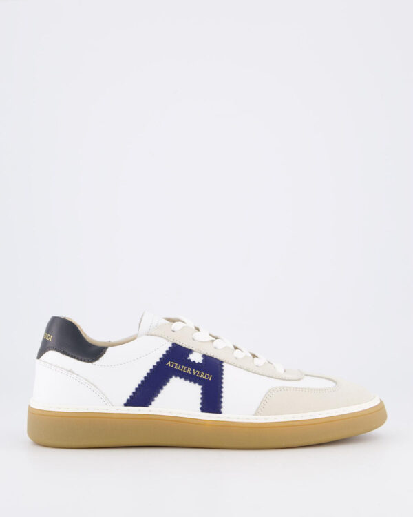 Heren Vico Sneaker Wit/Blauw