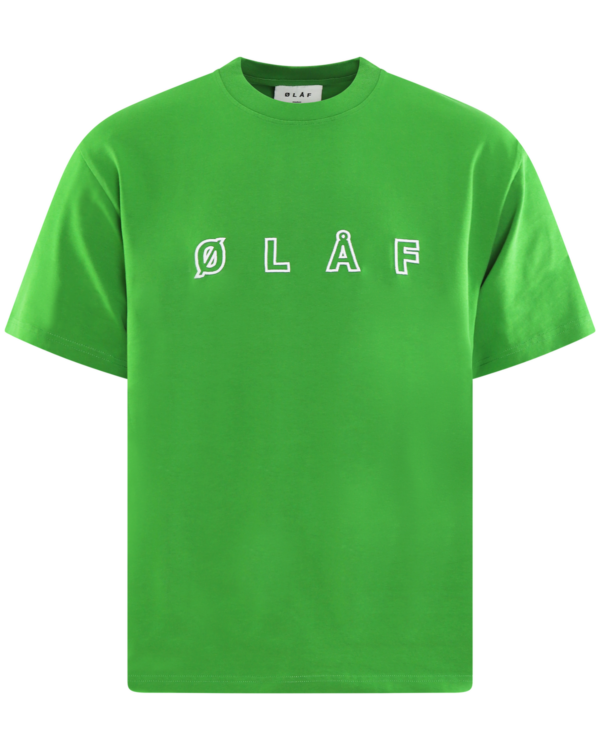 Heren Sans Embro Logo T-Shirt Groen