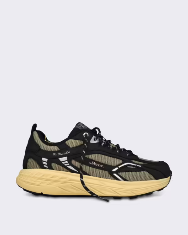 Leren sneaker met Grijs colour details