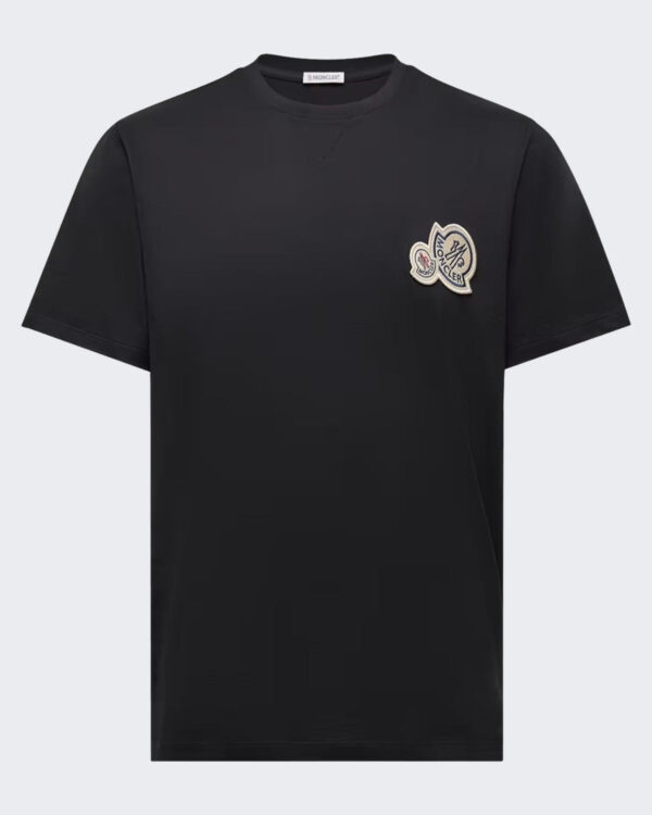 Moncler Heren Ss T-Shirt-L20918c00041 8390y-Zwart Zwart