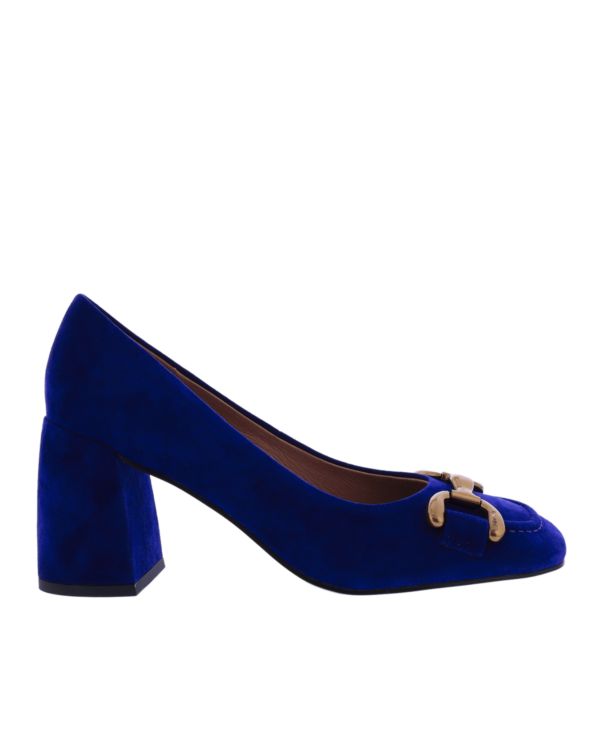 Dames Amber Suède Pump Blauw