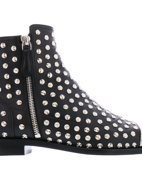 Dames Show Boots Zilver Studs