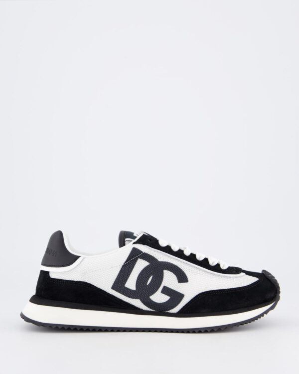 Dames Cushion Sneaker Wit/Zwart