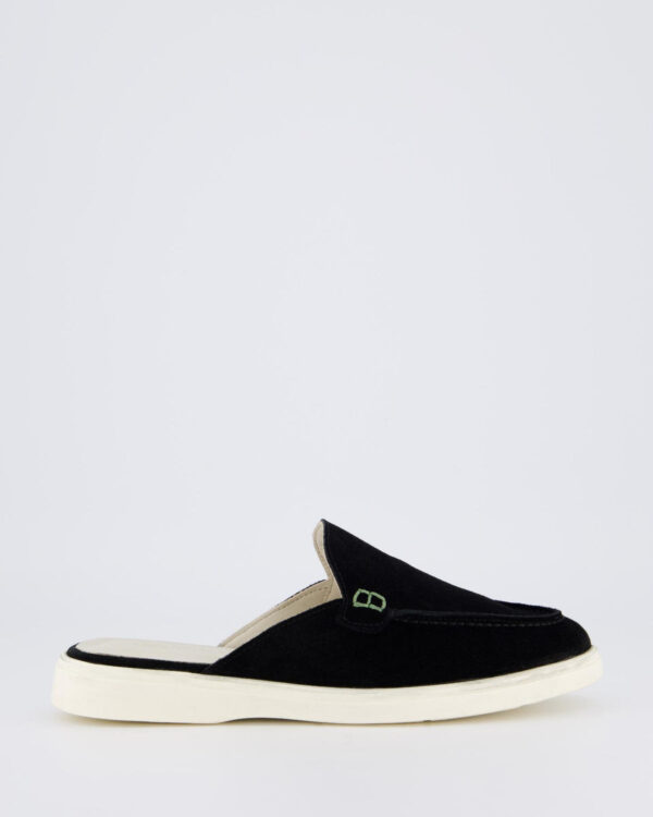 Dames Laura Slip On Sandaal Zwart