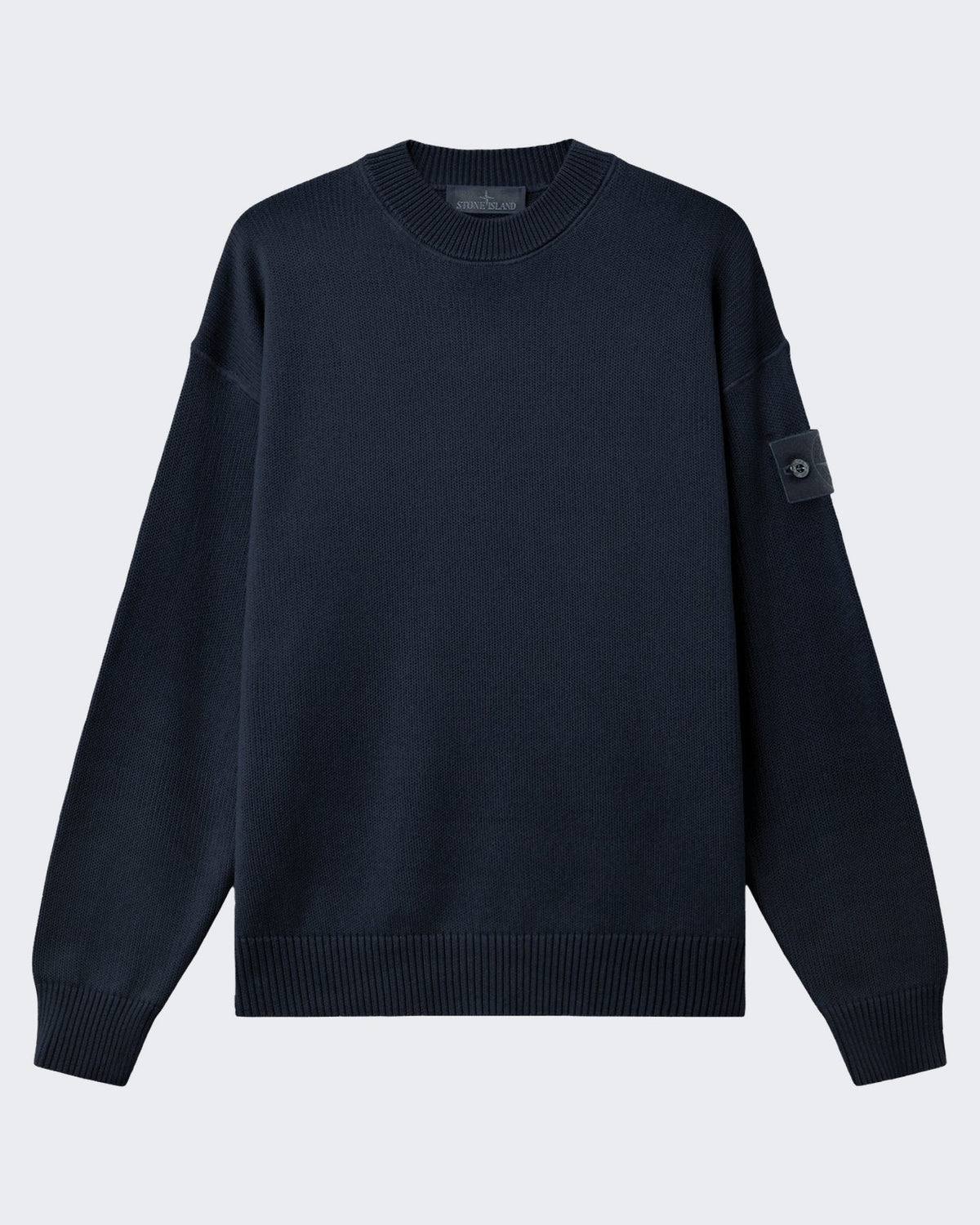 Heren Crew Neck-Blauw Blauw-V0020 Blauw