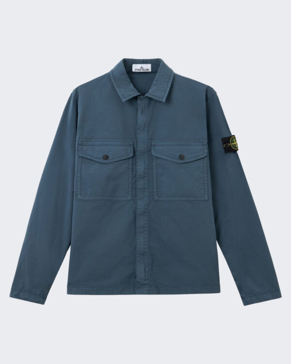 Heren Overhemd slate blauw Blauw