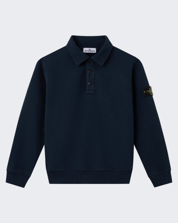Kinder Polo met lange mouwen in Blauw