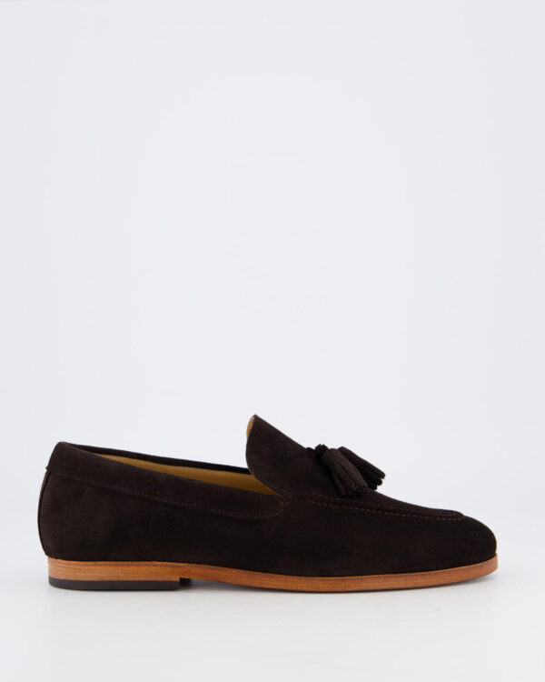 Heren Harrison Loafer Pom Pom Bruin