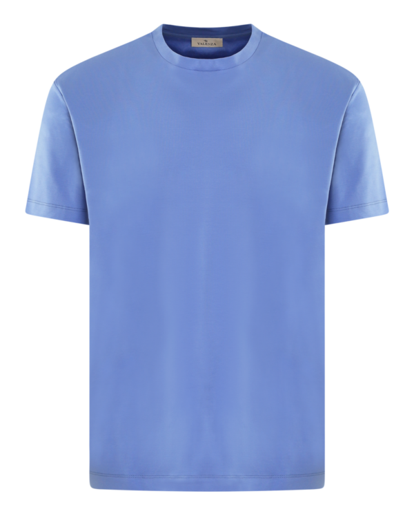 Heren Interlock Supima T-Shirt Blauw