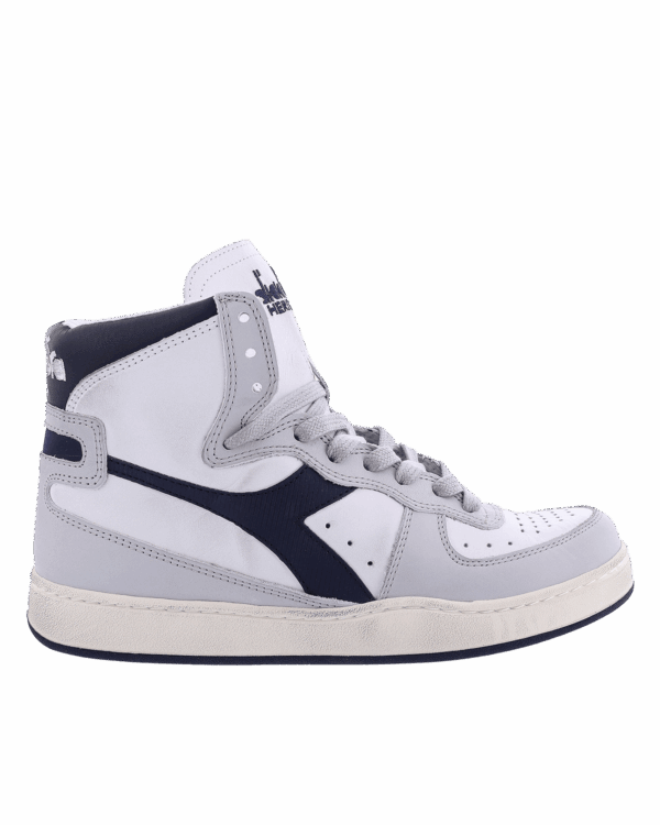 Dames Mi Basket Used Wit/Grijs