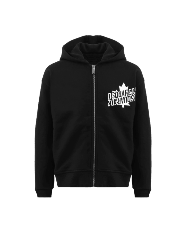Kinder Slouch Fit Zip Zwart