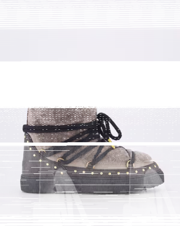 Dames Curly Rock Boots Grijs